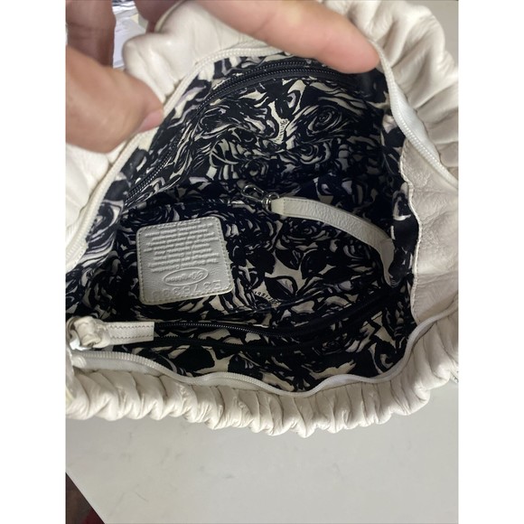 BRIGHTON Off-White Crossbody/Shoulder Leather Bag - Picture 9 of 16